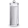 DOMO PAK LIVING Domopak Living Contenitore per dischetti Cotone, Polistirene, 7,5 x 7,5 x 20 cm