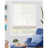 CHICOLOGY Paralume romano senza fili in tessuto moderno Cascade per tende da finestra 78,7 cm x 162,6 cm H bianco Pacifico (filtro semi-rumore/luce)