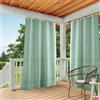 TOWN & COUNTRY BASICS GT EH8112-02 2-108G Pannello per Tende da Finestra in Solido Cabana con Occhielli per Interni ed Esterni, Poliestere, Schiuma Marina, W 54 x L 108 (2 Panels), 2 unità