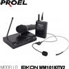 EIKON WM101KITV2 Radio Microfono wireless ad Archetto + Palmare, Nero