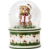 Villeroy & Boch - Christmas Toy's Palla Neve Piccola, Motivo Orso Variopinto, Decorazione Natalizie, Decorazioni, Casa Decorazioni, Xmas, Natale, Porcellana, Vetro