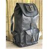 Originale Zaino borsa per laptop vintage in pelle di capra 20" zaino da viaggio uomo pa...