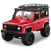 Goolsky MN-D90 Rock Crawler 1/12 4WD 2.4G Telecomando ad Alta velocit¨¤ off Road Truck RC Auto ha Condotto la Luce RTR