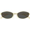 Gucci Occhiali da Sole GG1802S 001 Oro/Grigio Donna 55/18/145