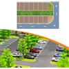 per parcheggio in scala 1/64, resistente all'usura, espositore