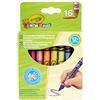 CRAYOLA Mini Kids, Maxi Pastelli a Cera Lavabili, Forma Triangolare Ideale per i Bambini, 16 Colori Assortiti, Età 12 Mesi, 52-016T