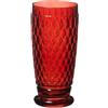 Villeroy & Boch Boston Coloured Bicchiere Birra, 400 ml, Vetro Cristallo, Rosso, 16.2 cm