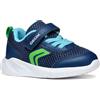 Geox B Sprintye Boy C, Sneaker Bimbo 0-24, Navy Lt Green, 20 EU