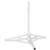 Relaxdays Base per Ombrellone, per Aste con D: 25-35 mm, Treppiedi Pieghevole, Stabile, HLP: 55 x 67 x 67 cm, Bianco