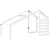 vidaXL Tetto per Letto Bambini Bianco 198x87x113cm Legno Massello Pino, tetto per letto, tettoia per letto bambini, baldacchino per letto bambini