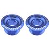 Create idea Viti di fissaggio per pedivella, 2 pezzi, blu, per mountain bike, in lega di alluminio CNC, compatibili con Shimano HollowTech II Deore XT SLX Saint & Zee (Mtb)