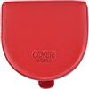 COVERI WORLD Portamonete Uomo, Vera Pelle Compatto con Chiusura a Incastro, Porta Spiccioli e Banconote, Rosso