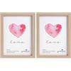 Goldbuch portafoto Verona in Legno MDF, 1 Foto 13 x 18 cm, appoggio, Supporto da Parete per Appendere, Cornice ca. 14,5 x 19,5 x 1,5 cm, Naturale, Avorio, Fotoformat: 13x18 cm (Confezione da 2)