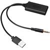 ENJOY-UNIQUE Ricevitore audio stereo Bluetooth senza fili per BMW E90 E91 E92 E93 3,5 mm