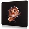 CHUQING Tappetino Mouse Con motivo a gatto Antiscivolo Tappetino per Mouse Gaming Mouse pad,240 x 200 mm, piccolo