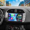CAMECHO per FIAT Bravo 2008-2013, Android 15, 6G+128G 8Core CAMECHO Autoradio per FIAT Bravo Carplay Android Auto, 9 Pollici 2Din con Bluetooth GPS Navi WiFi FM/RDS HIFI EQ DSP SWC 360° Retrocamera(Opzionale)