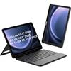Inateck Custodia con tastiera per Samsung Galaxy Tab S10 Lite/S10 FE/S9 FE/S9, tastiera per tablet verticale/orizzontale, supporto rimovibile, con touchpad, QWERTY, AceTouch N0064