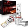 AUXIRACER HB3 LED, 30000LM 6500K Bianco Freddo 100W, Lampadine HB3/9005 LED 600% Luminosità, Plug and Play, Dimensioni Mini 1:1, 12V Per Fari Auto e Moto, Pacco da 2