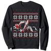 Operatore Famiglia Ugly Christmas Appare Escavatore Operatore Scavatore Ugly Christmas Sweater Style Felpa