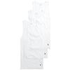 Polo Ralph Lauren Canottiera da Uomo, vestibilità Classica, in Cotone, Confezione da 3, Bianco/Cruise Navy, S