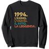 Compleanno 1994 Gadget E Idea Regalo Uom Divertenti Compleanno Uomo Anno Vintage 1994 Felpa