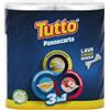Tutto Pannocarta 3 in 1, 2 Rotoli di Carta Multiuso, 1 Velo, 48* strappi, Extra Assorbente, Lavabile e Riutilizzabile più di 20 Volte, 100% Made in Italy