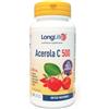 LongLife® Acerola C 500 | Integratore masticabile con acerola, vitamina C, rosa canina, esperidina e rutina | Difese immunitarie | 30 cpr | Gusto frutti di bosco | Vegano e senza glutine
