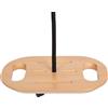 small foot Altalena a piatto con maniglie Black Line in legno, altalena per appendersi e sedersi, dai 3 anni, 12408