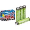 PLAYMOBIL Autopompa VF, scala/luci/suoni, 5+ anni, 9463, & Batterie AAA Ricaricabili Amazon Basics 4 pz, 850mAh