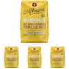 La Molisana, Semola di Grano Duro Decorticato a Pietra, Solo Grano Italiano - Ideale per Pasta Fresca, Gnocchi alla Romana, Dolci e Cous Cous - Confezione da 4kg