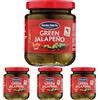 Santa Maria, Green Sliced Jalapeños, Peperoni Verdi a Fette, Gusto Ricco e Molto Piccante, Esalta il Sapore di Tacos, Pizze, Fajitas, Enchiladas, Ideale per Arricchire ogni Tuo Piatto, 215 g