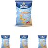 Riso Scotti Chips di Riso Spicy Paprika Snack con Riso, Senza Glutine, Senza Olio di Palma, 40g (Confezione da 4)