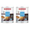 Kimbo Caffè Macinato, 250 gr, Miscela Decaf, Ideale per Moka, Intensità 9/13, Tostatura Media, Barattolo in Metallo (Confezione da 2)