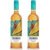 Takamaka - Zenn - Rum non Invecchiato, pressato con legno proveniente da botti di quercia ex bourbo, 40% Bottiglia da 700ml (Confezione da 2)