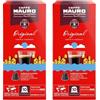 CAFFE MAURO TORREFAZIONE Caffè Mauro miscela Original - intensità 10/10-50 Capsule ALLUMINIO - Compatibili con le Macchine ad uso domestico Nespresso®* (Confezione da 2)