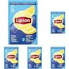 Lipton Tè Freddo al Limone, Polvere solubile 125g il necessario per preparare fino a 1,5 litri di tè freddo (Confezione da 5)