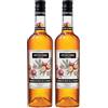 Vedrenne Liquore Frutto della Passione - Liquore al Passion Fruit, 18%, Bottiglia in vetro da 700 ml (Confezione da 2)