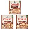 Quaker Cruesli Fiocchi di Cereali Croccanti con Cioccolato, 375g (Confezione da 3)