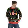 OFF THE RACK Uomo Unisex LED Light Up Ugly Christmas Jumper Sweater for Men & Women Maglione, Season's Shake off, L Regular