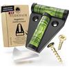 Weidebach® livella a T Magnetica, livella a Croce, livella a Bolla Piccola, livella a Bolla d'Aria a Due Vie, Livello dell'Acqua a Piramide Piccolo, per Case mobili