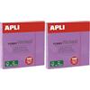 APLI NOTE FUNNY 75X75 VIOLA PASTEL (Confezione da 2)