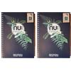 NU Notebooks Evolve Range, taccuino riciclato, formato A4, taccuino a spirale, blocco note professionale, 150 pagine (Confezione da 2)