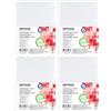 OFFICER PRODUCTS 100 cartelline portadocumenti, formato DIN A4, con apertura superiore a grana, trasparenti, in plastica perforata, per documenti e cartelle, in polipropilene trasparente