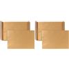 bong Posthorn 07070610 busta per con fondo quadro rinforzato con chiusura adesiva, 10 pezzi, C4, 229 x 324 x 40 mm, marrone, Carta Kraft da 130 g (Confezione da 2)