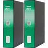Esselte Rexel Esselte Dox 2 Raccoglitore a Leva Formato Protocollo D8, A4, Verde, Confezione da 2 Pezzi