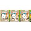 eco-eco A5 50% Riciclata Set 6 divisori Index File Ampi (Confezione da 3)