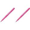 Faber-Castell Boadpen - Penna a punta fine, 0,8 mm, colore: viola e rosa (Confezione da 2)