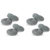 PARENCE.- Set di 8 spugne in metallo - 10 cm di diametro - perfette per pulizie pesanti - 4 pezzi