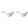 Bormioli Rocco 88001 Insalatiera Opale Parma, Vetro, Bianco, 26 x 26 x 14 cm - 1 pezzo (Confezione da 2)