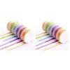 Vaessen Creative Set Nastro Satin, Primavera, 6 Colori, 6 mm x 2 m, Biadesivo Lucido per la Creazione di Biglietti Pasqua, Scrapbooking, Confezioni Regalo, Regali per Battesimo e Progetti Creativi